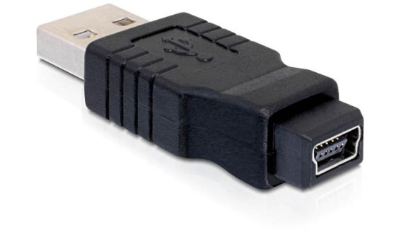 Delock mini USB anya - USB 2.0 A apa adapter (65094)